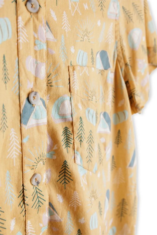 Girl Party Camp Vibes top