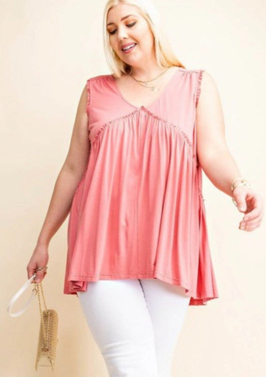 Frilly Swing Tank Top