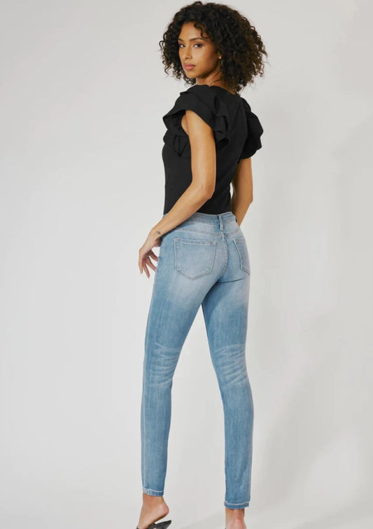 KanCan Ashlyn Mid Rise Super Skinny Jeans